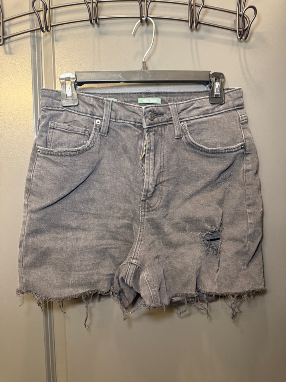 wild fable super high-rise tapered jean short
